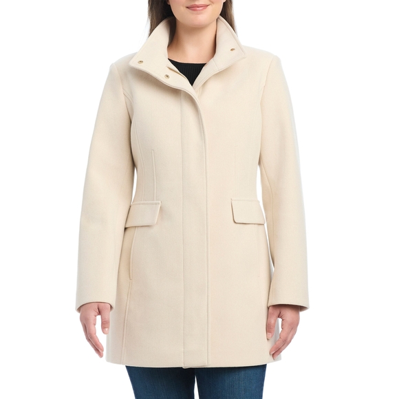 Vince Camuto Jackets & Blazers - Vince Camuto Women's Faux Wool Jacket In Oatmeal
